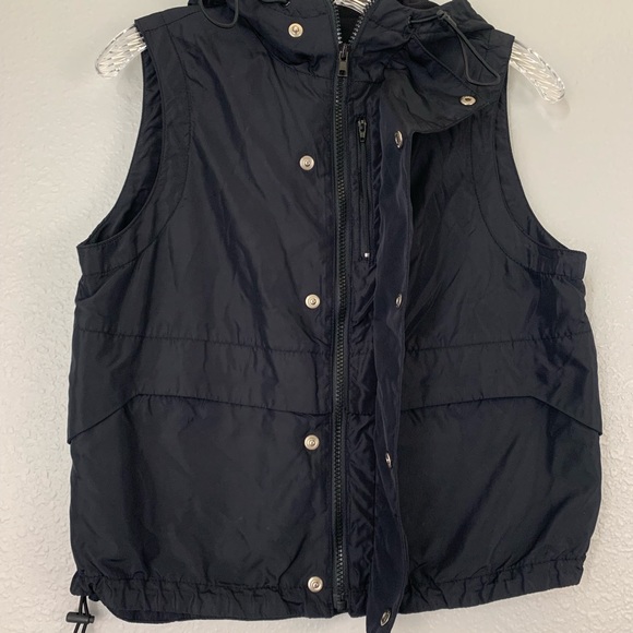 Ralph Lauren Black Hooded Sleeveless Jacket Vest - Picture 3 of 7